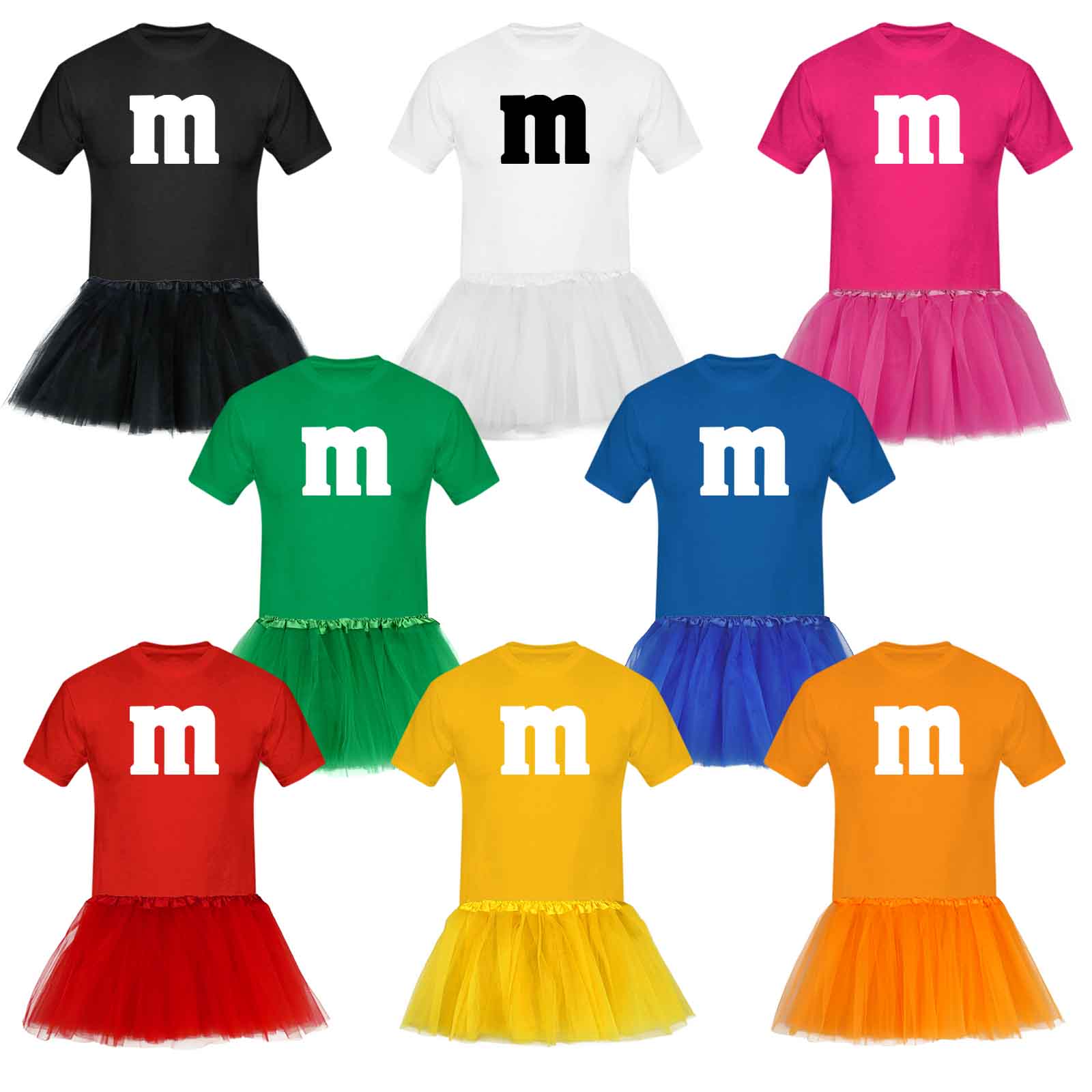T-Shirt M&M + Tüllrock Herren - Jimmys Karneval