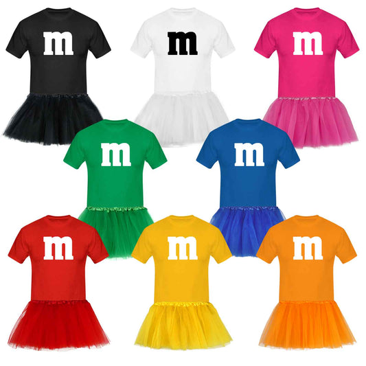 T-Shirt M&M + Tüllrock Herren - Jimmys Karneval