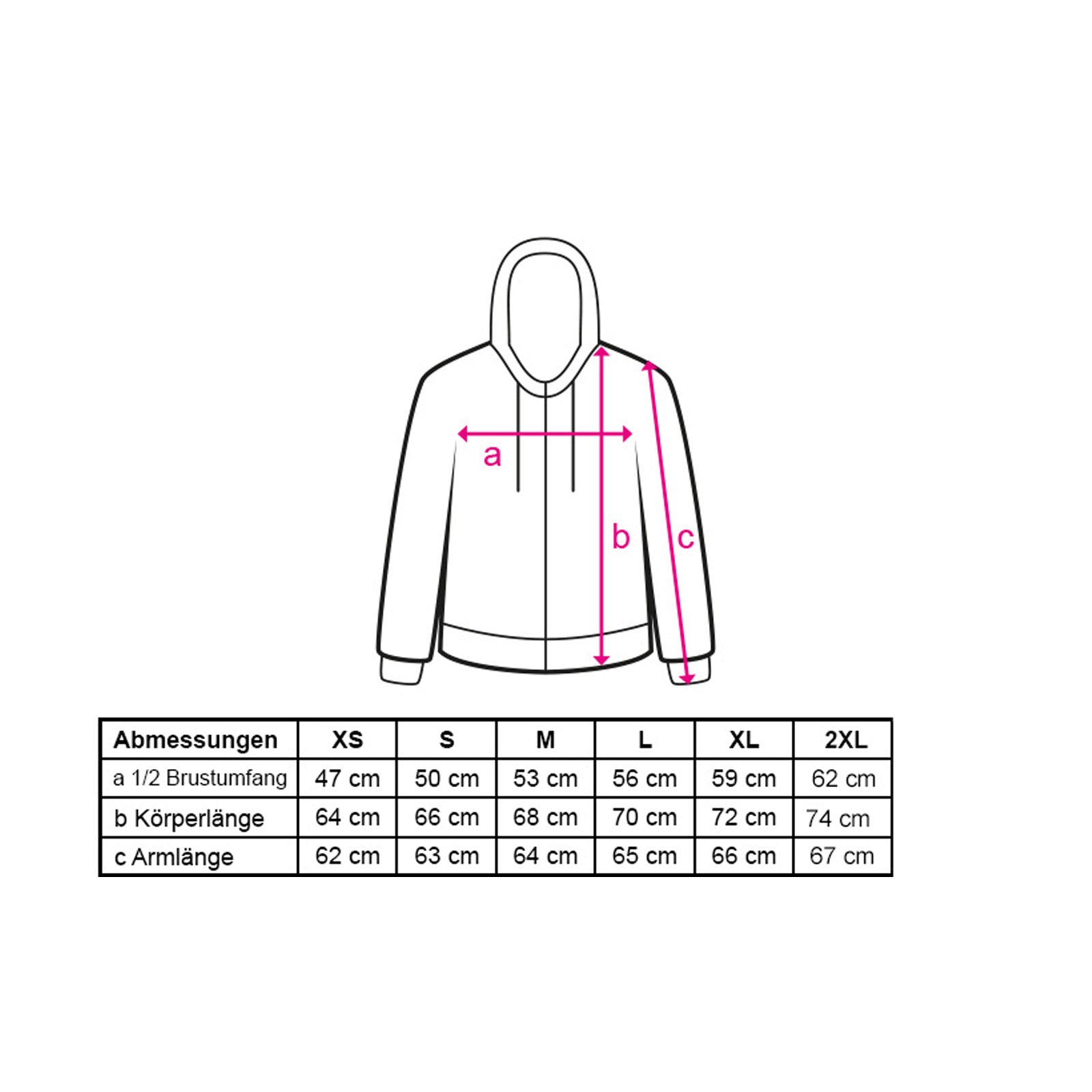 Hoodie Panzerknacker Kostüm-Set Damen mit Wunschnummer - Jimmys Karneval