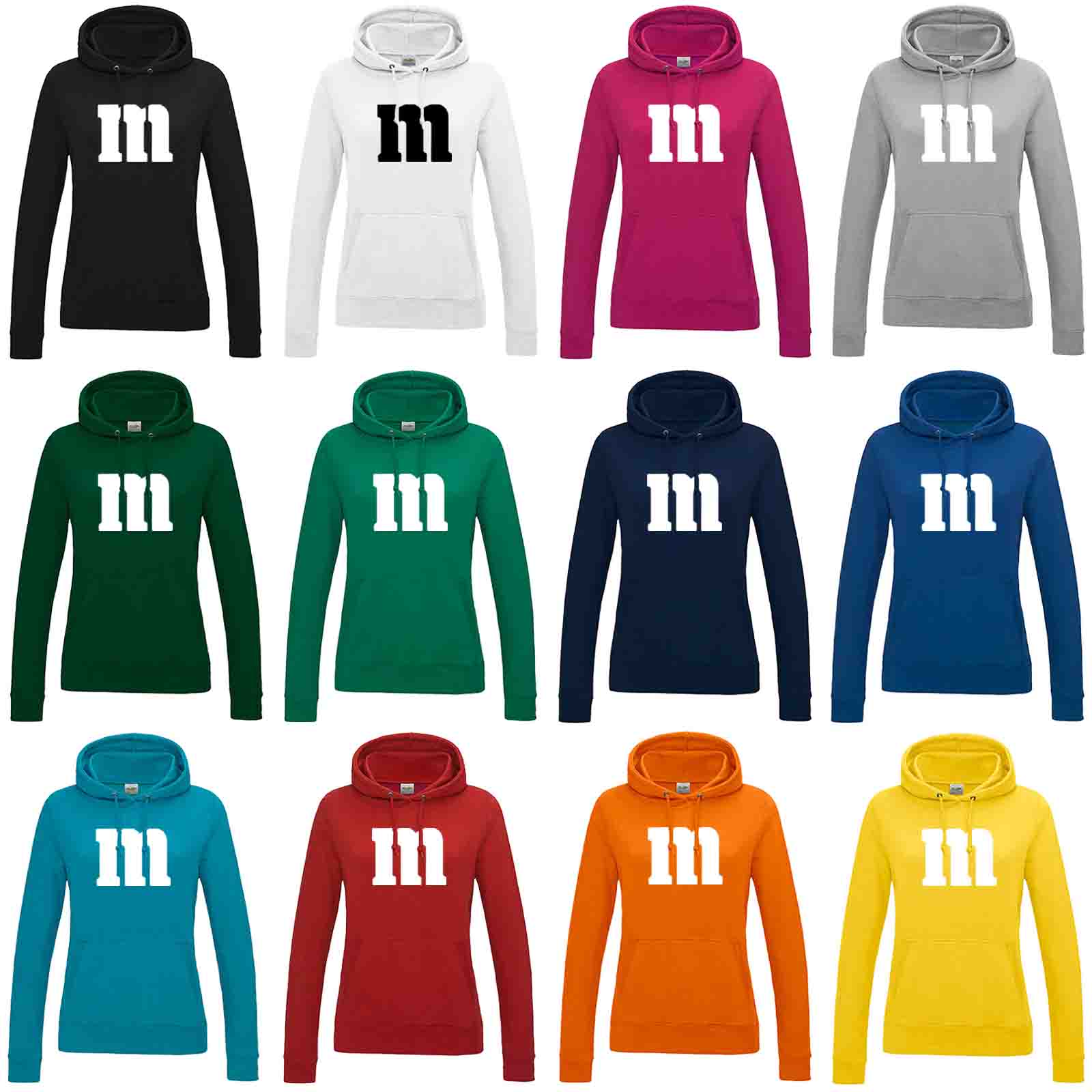Hoodie M&M Damen - Jimmys Karneval