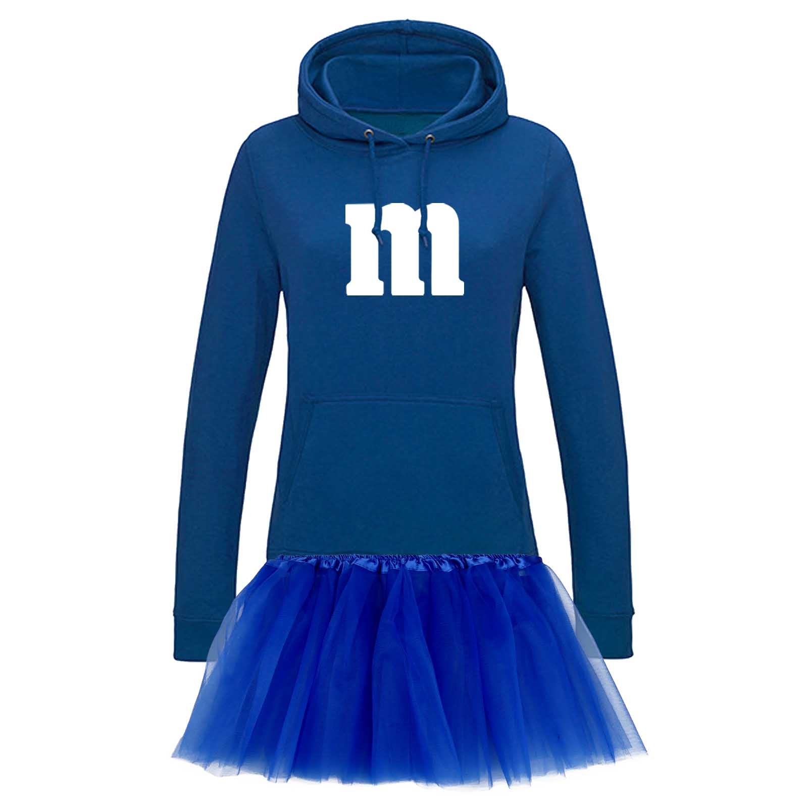 Hoodie M&M mit Tüllrock Damen - Jimmys Karneval