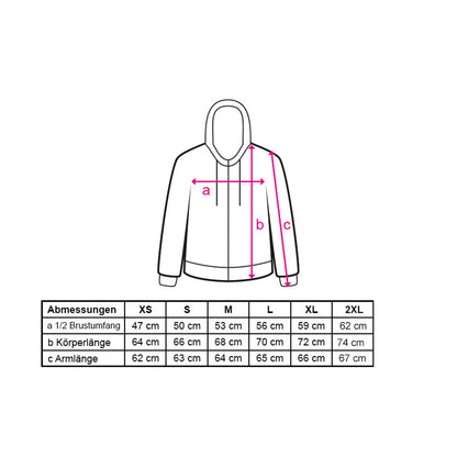 Hoodie Panzerknacker Kostüm-Set Damen mit Wunschnummer - Jimmys Karneval