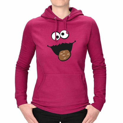 Lustiger Krümelmonster Hoodie Damen - Jimmys Karneval