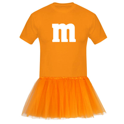 T-Shirt M&M + Tüllrock Herren - Jimmys Karneval