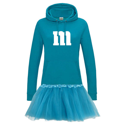 Hoodie M&M mit Tüllrock Damen - Jimmys Karneval